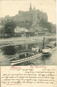 PC GERMANY, MEISSEN, OLIBRECHTSBURG, Vintage Postcard (b31876)