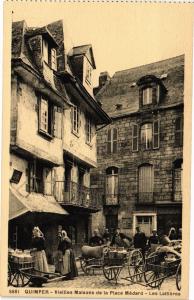 CPA QUIMPER-Vieilles Maisons de la Place Médard-Les Laitieres (188752)