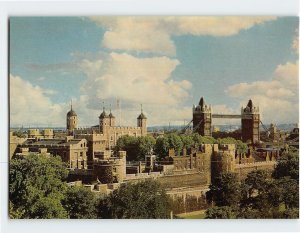 Postcard Tower of London, England