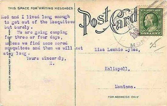 WA, Spokane, Washington, Fort Wright, Parade Grounds, Spokane Post Card Co 38