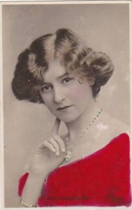 Miss Gabrielle Ray Red Tinted Johnston & Hoffman Real Photo Berlin