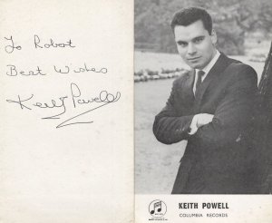 Keith Powell 1960s Birmingham Soul Singer Hand Signed Photo