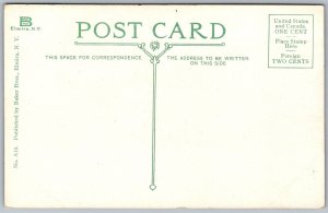 Vtg New York NY Watkins Glen Baptismal Font 1910s Old View Postcard