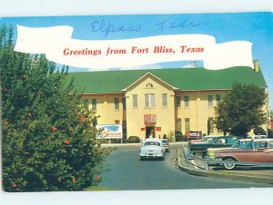 Pre-1980 MILITARY SCENE Fort Bliss - El Paso Texas TX AF8120