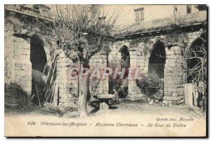 Old Postcard Villeneuve Avignon Ancienne Chartreuse The Court of Cloitre