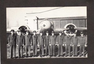 MA Boston and Maine Airways Pilots Airplanes Logan Airport Lockheed Postcard