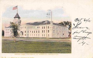 Armory University Minnesota Minneapolis MN 1905 postcard