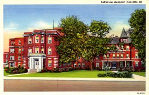 Danville, Illinois - The Lakeview Hospital - c1940