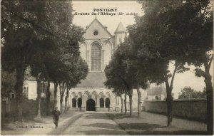 CPA PONTIGNY - avenue de l'abbaye (147142)