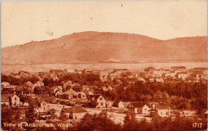 Anacortes WA Birdseye View #1717 PNC Unused Postcard H24