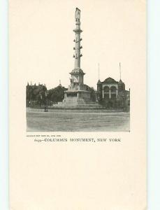 Vintage Postcard Christopher Columbus New York