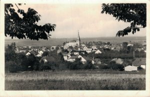 Czech Republic Milovice Panorama RPPC 06.15