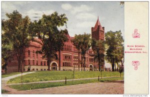 HIgh School Building Springfield, Illinois, PU-1913