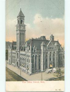 Pre-1907 POST OFFICE Detroit Michigan MI Q2390