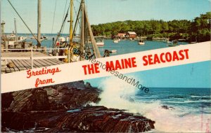 Greetings from The Maine Seacoast Postcard PC255