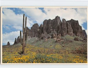 Postcard Superstition Mountain, Arizona