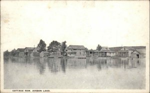 Lake Odessa Michigan Cancel Jordan Lake Cottages c1920 Postcard