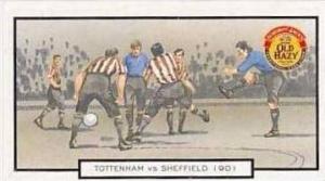 Symonds Vintage Trade Card Sporting Trivia 1998 Tottenham VS Sheffield 1901