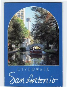 Postcard Riverwalk San Antonio Texas USA
