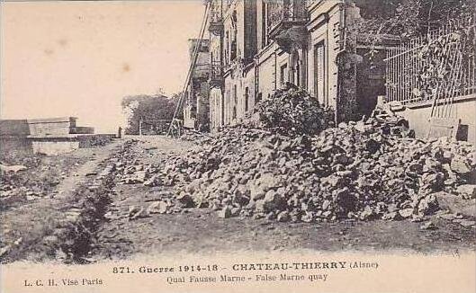 France Chateau Thierry Guerre 1914-18