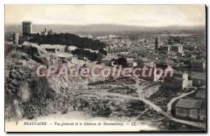 Old Postcard Beaucaire Vue Generale And Chateau De Montmorency