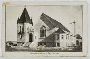 Twin Falls Idaho The Presbyterian Church Postcard M20 