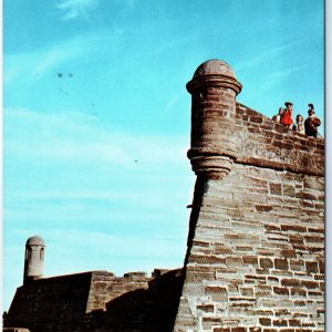 c1950s St Augustine, FL Old World Star Fort Castillo De Sans Marcos Ancient A144