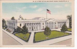 North Carolina Charlotte Post Office and Court House Curteich