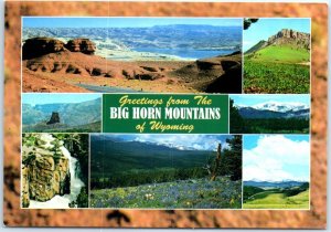 Postcard - Greetings from The Big Horn Mountains of Wyoming