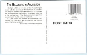 Postcard - The Ballpark In Arlington, Texas