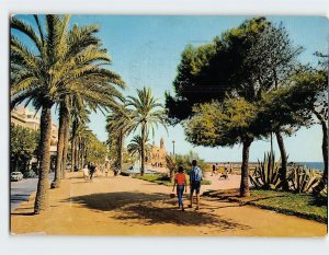 Postcard La Rivera Promenade, Sitges, Spain