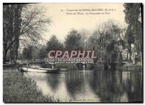 Old Postcard Stationery Sorel Moussel edges of & # 39Eure Gateway Park