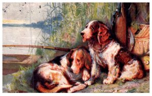 Dog ,Sussex Spaniel , Beagle Hound