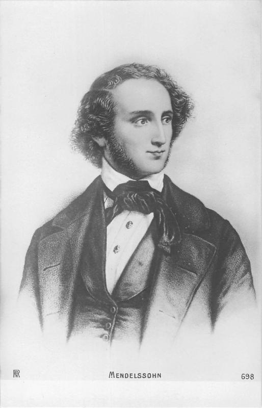 B95240 Felix Mendelssohn Bartholdy composer pianist germany