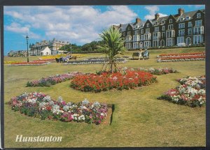 Norfolk Postcard - Cliff Gardens, Hunstanton     RR5051