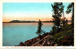 Yellowstone National Park Yellowstone Lake and Mt Sheridan Haynes Photo