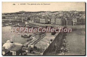Postcard Old Algiers Vue Generale Taking From Admiralty