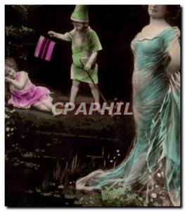 Postcard Old Elf Fantasy Woman