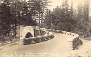 Columbia River Highway Oregon @ Eagle Creek Bridge~c1920 RPPC-Postcard