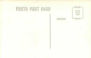 RPPC Postcard; US Post Office, Russell KS Russell County Unposted