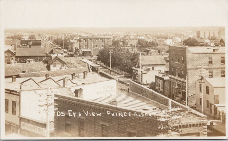 Prince Albert Saskatchewan SK Lacroix Bros City Art Studio RPPC Postcard E86