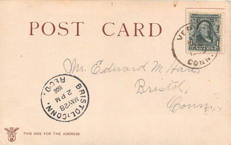 G70/ Patriotic Postcard c1910 Uncle Sam Installment 4 Postcard Set Huld Puzzle 4