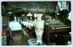 BINGHAMTON, New York NY ~ Chinese Grotto THE BARN Restaurant c1960s Postcard