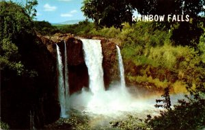 Hawaii Rainbow Falls Near The City Of Hilo