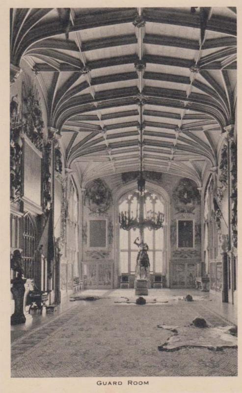 Military Soldiers Guard Room Windsor Castle Rare Antique Tucks Mint Postcard