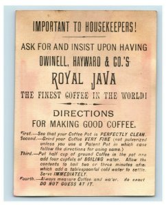 1880's Dwinell Hayward Royal Java Coffee Children Cat Dog Lot Of 5 P193 