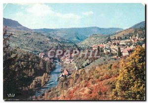 Postcard Modern Franche Comte Picturesque Mouthier-Haute-Pierre and Loue