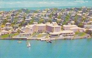 Bermuda Hamilton Harbour Aerial View Princess Hotel and Yacht Basin