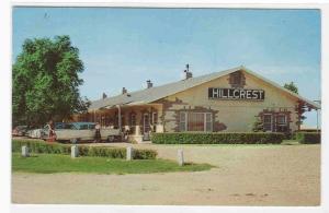 Hillcrest Motel Cars Norton Kansas 1960s Roadside America postcard