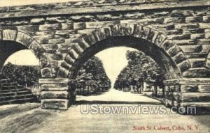 South Street in Cuba, New York